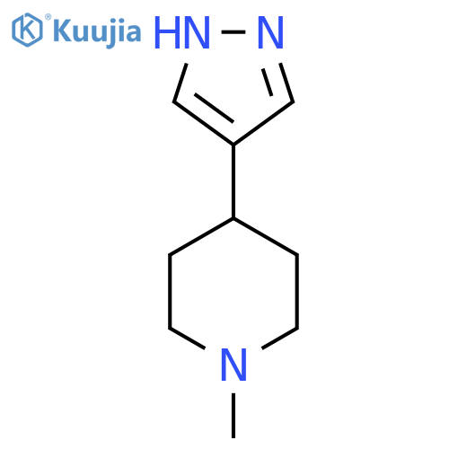 1-methyl-4-(1H-pyrazol-4-yl)Piperidine structure