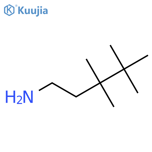 3,3,4,4-Tetramethylpentan-1-amine structure