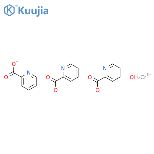 Chromium,tris(2-pyridinecarboxylato-kN1,kO2)-, monohydrate (9CI) structure