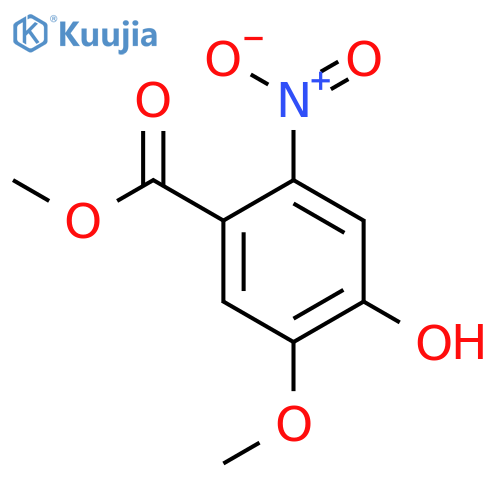 Methyl 4-hydroxy-5-methoxy-2-nitrobenzoate structure