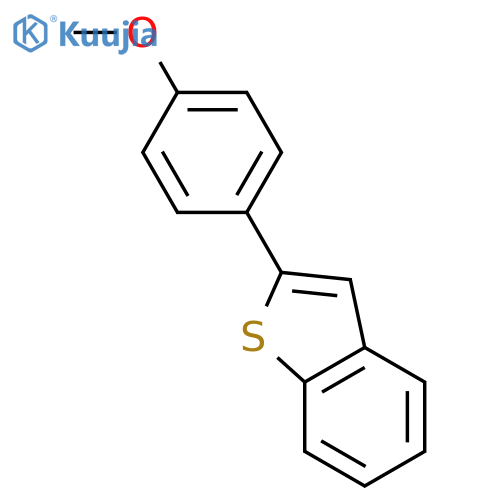 2-(4-methoxyphenyl)benzothiophene structure