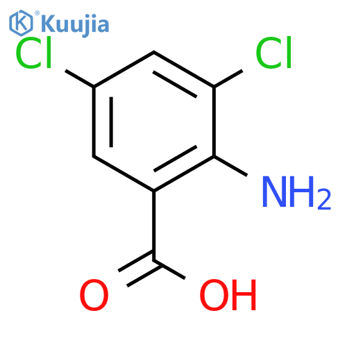3,5-Dichloroanthranilic acid structure