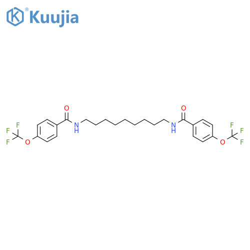 Benzamide, N,N'-1,9-nonanediylbis[4-(trifluoromethoxy)- structure