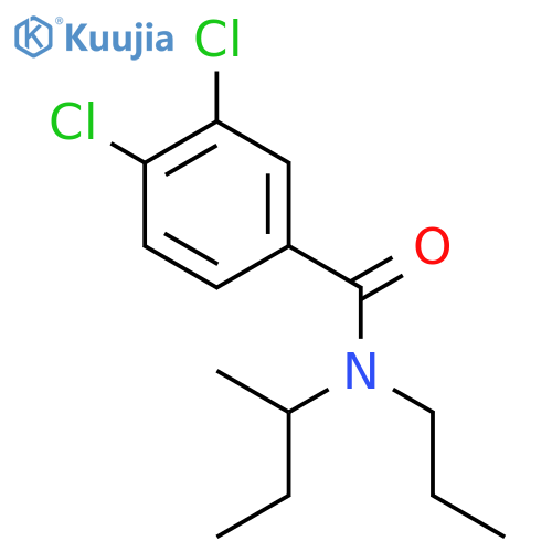 Benzamide, 3,4-dichloro-N-(1-methylpropyl)-N-propyl- structure