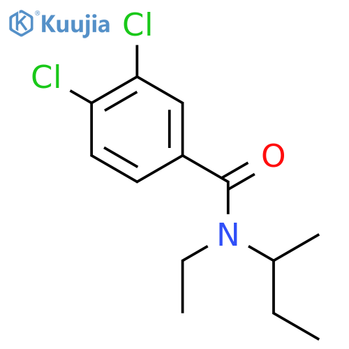 Benzamide, 3,4-dichloro-N-ethyl-N-(1-methylpropyl)- structure