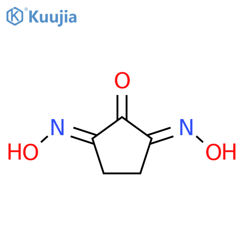 1,2,3-Cyclopentanetrione,1,3-dioxime structure
