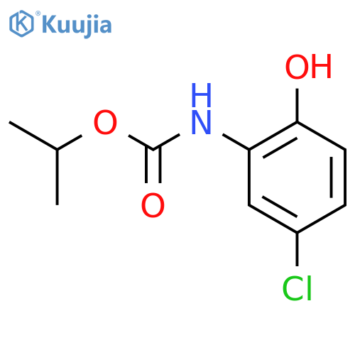 Carbamic acid,(5-chloro-2-hydroxyphenyl)-, 1-methylethyl ester (9CI) structure