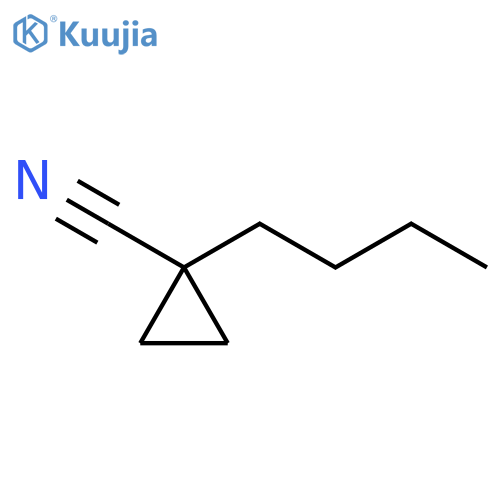 1-butylcyclopropane-1-carbonitrile structure