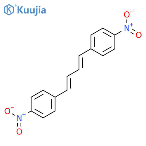 Benzene, 1,1'-(1,3-butadiene-1,4-diyl)bis[4-nitro- structure