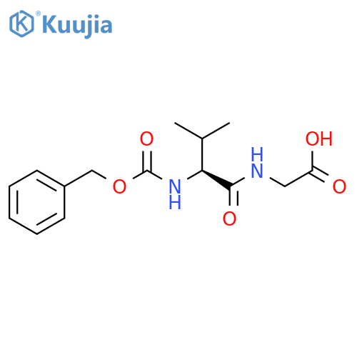 Z-Val-Gly-OH structure