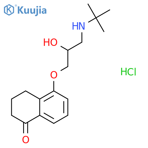 Levobunolol hydrochloride structure