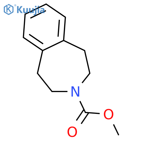 3H-3-Benzazepine-3-carboxylicacid, 1,2,4,5-tetrahydro-, methyl ester structure
