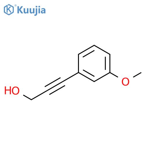 3-(3-Methoxyphenyl)-2-propyn-1-ol structure