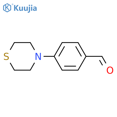 4-(Thiomorpholin-4-yl)benzaldehyde structure