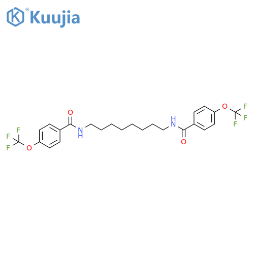 Benzamide, N,N'-1,8-octanediylbis[4-(trifluoromethoxy)- structure