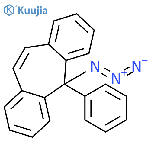 5H-Dibenzo[a,d]cycloheptene, 5-azido-5-phenyl- structure