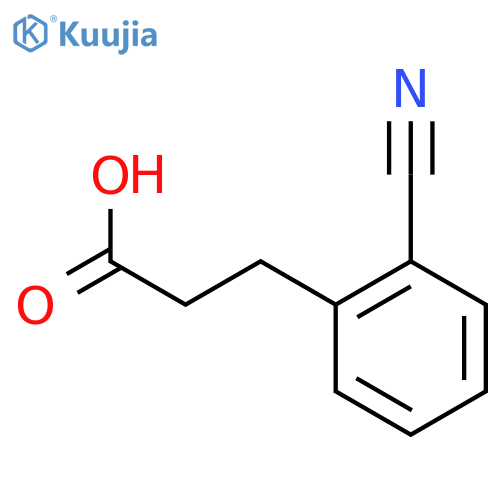 3-(2-Cyanophenyl)propanoic acid structure