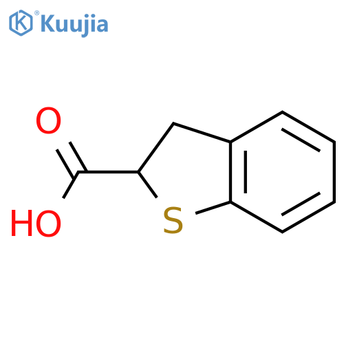 2,3-dihydro-1-benzothiophene-2-carboxylic acid structure