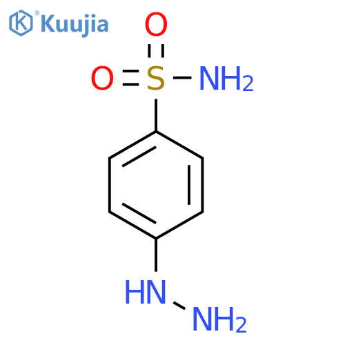 4-Sulfonamide-phenylhydrazine hydrochloride structure
