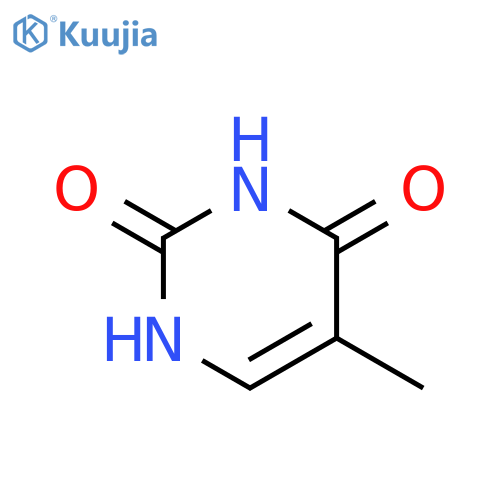 2,4(1H,3H)-Pyrimidinedione,5-methyl-, labeled with tritium (9CI) structure