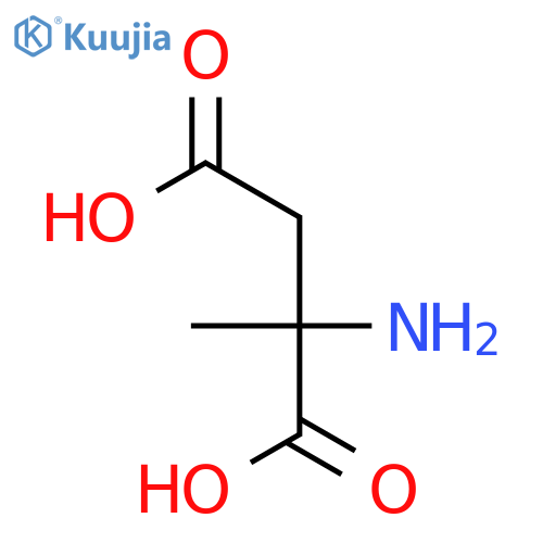 α-Methyl-DL-aspartic acid structure