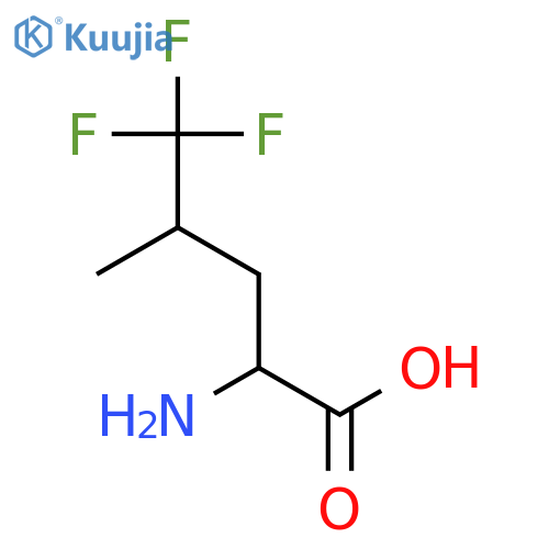 5,5,5-trifluoro-dl-leucine structure