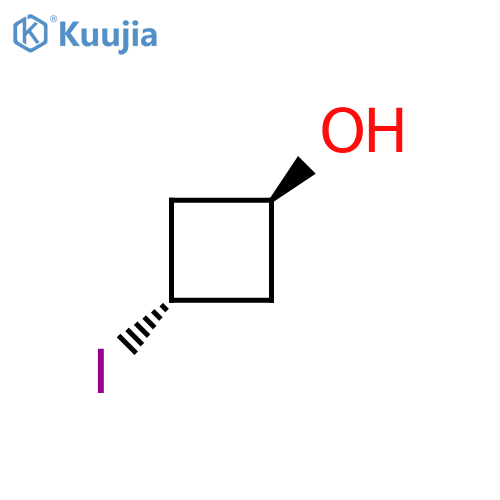 Cyclobutanol, 3-iodo-, trans- structure