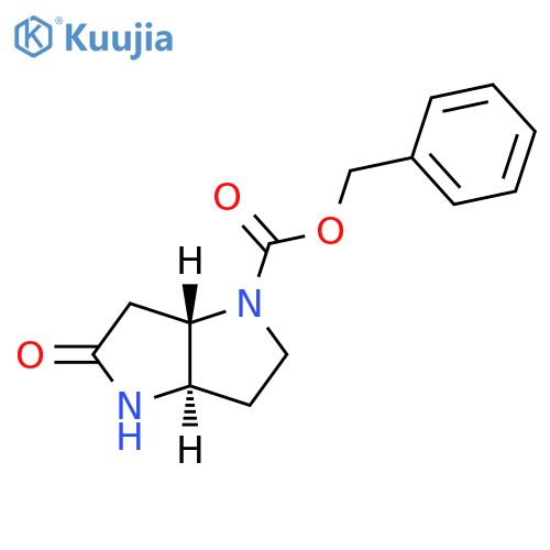 Benzyl 5-Oxohexahydropyrrolo3,2-bpyrrole-1(2H)-carboxylate structure