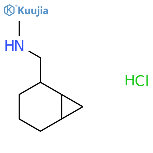({Bicyclo[4.1.0]heptan-2-yl}methyl)(methyl)amine hydrochloride structure