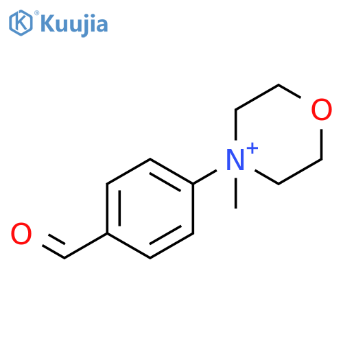 Morpholinium, 4-(4-formylphenyl)-4-methyl- structure
