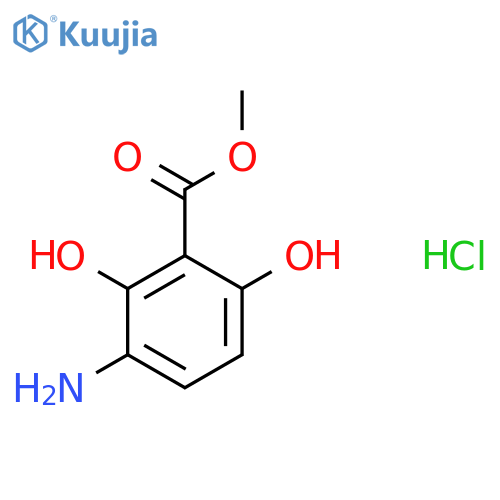 Methyl 3-amino-2,6-dihydroxybenzoate hydrochloride structure