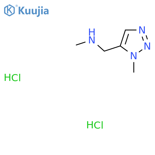 methyl[(1-methyl-1H-1,2,3-triazol-5-yl)methyl]amine dihydrochloride structure