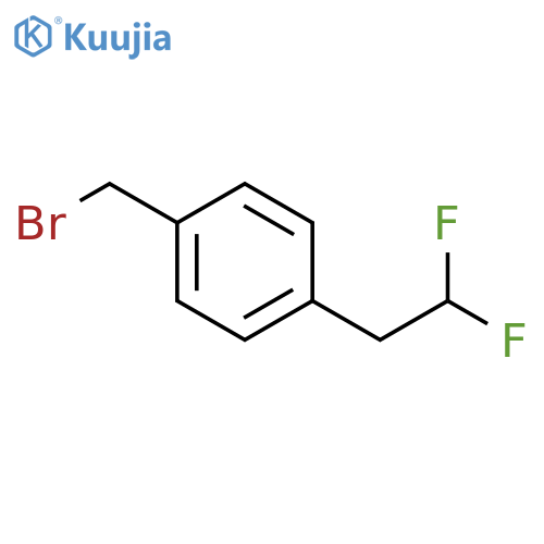 1-(bromomethyl)-4-(2,2-difluoroethyl)benzene structure