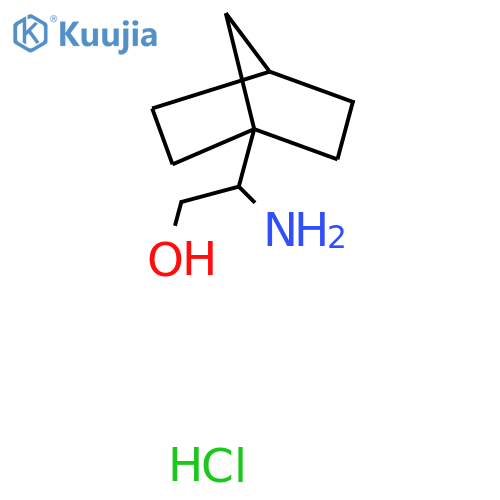 2-Amino-2-{bicyclo[2.2.1]heptan-1-yl}ethan-1-ol hydrochloride structure