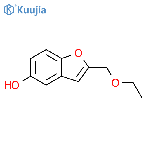 5-Benzofuranol, 2-(ethoxymethyl)- structure
