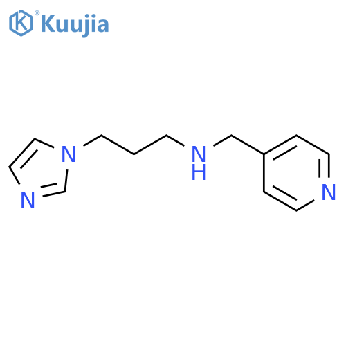 3-(1H-Imidazol-1-yl)propyl(pyridin-4-ylmethyl)amine Dihydrochloride structure