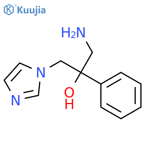 α-(aminomethyl)-α-phenyl-1H-Imidazole-1-ethanol structure