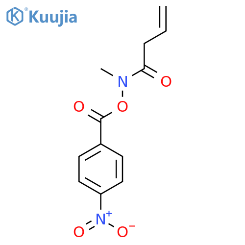 3-Butenamide, N-methyl-N-[(4-nitrobenzoyl)oxy]- structure