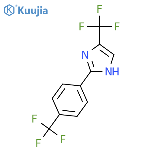 5-(trifluoromethyl)-2-[4-(trifluoromethyl)phenyl]-1H-Imidazole structure
