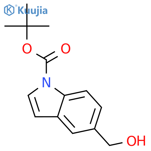 tert-butyl 5-(hydroxymethyl)indole-1-carboxylate structure