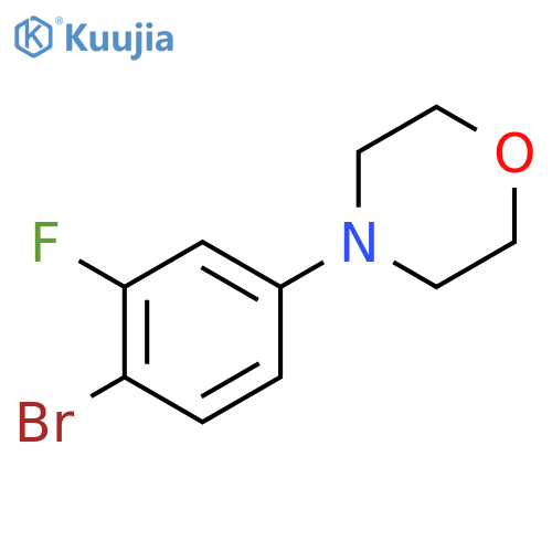 4-(4-BROMO-3-FLUOROPHENYL)MORPHOLINE structure