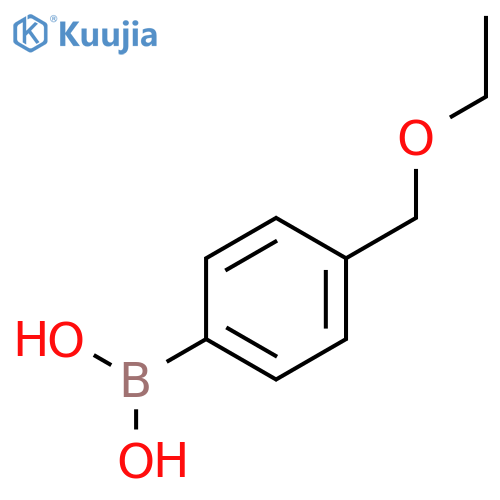 (4-(Ethoxymethyl)phenyl)boronic acid structure