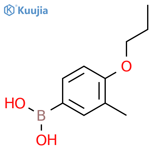 4-Propoxy-3-methylphenylboronic acid structure