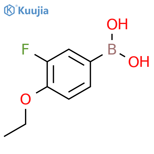 4-Ethoxy-3-fluorophenylboronic acid structure