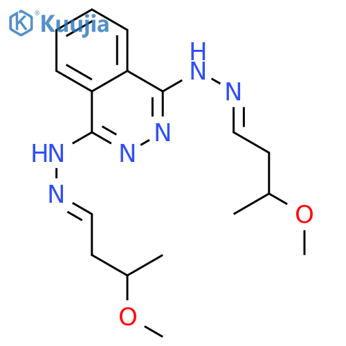 Butyraldehyde,3-methoxy-, 1,4-phthalazinediyldihydrazone (8CI) structure