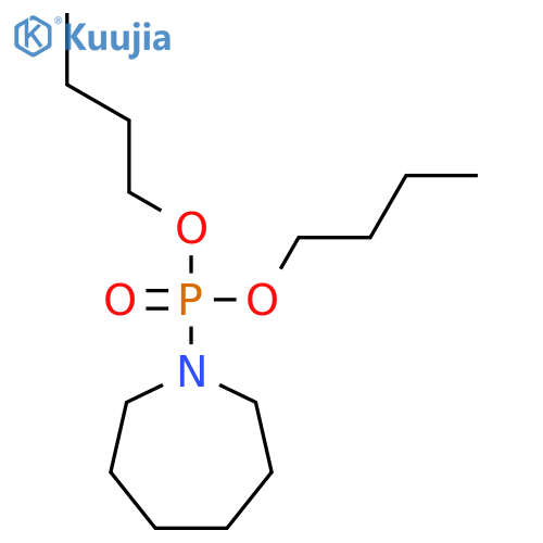 Phosphonic acid, (hexahydro-1H-azepin-1-yl)-, dibutyl ester structure
