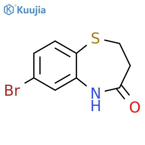 1,5-Benzothiazepin-4(5H)-one, 7-bromo-2,3-dihydro- structure