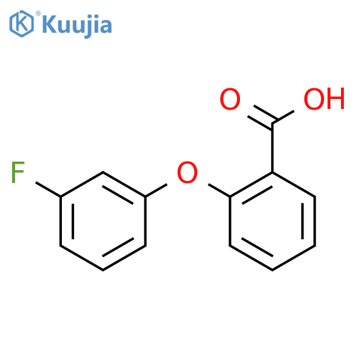 2-(3-Fluorophenoxy)benzoic acid structure
