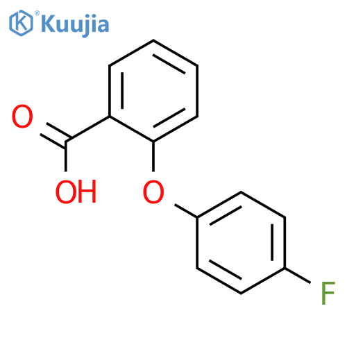 2-(4-fluorophenoxy)benzoic acid structure