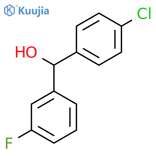 (4-Chlorophenyl)(3-fluorophenyl)methanol structure